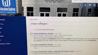 Citizen notification system