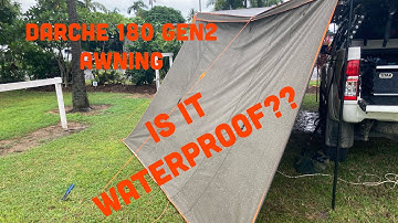 IS THE DARCHE 180° ECLIPSE GEN 2 AWNING WATERPROOF?