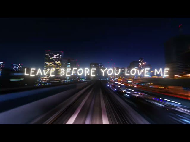 Marshmello x Jonas Brothers - Leave Before You Love Me (Lyric Video) class=