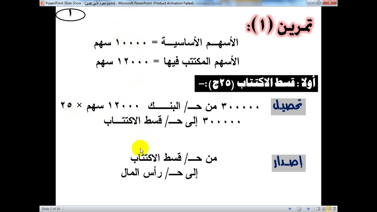 إصدار الأسهم في شركات المساهمة