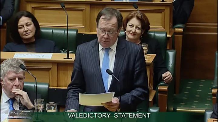 Valedictory Statement- Murray McCully