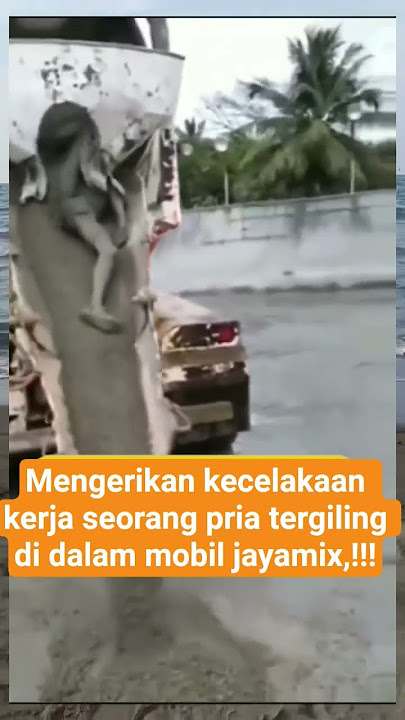 mengerikan kecelakaan kerja proyek!!! #trendingshorts