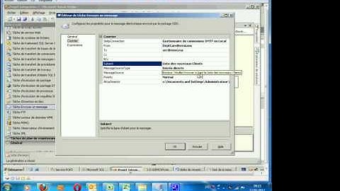 DynIT - SSiS avec envoie de mail sous sql server - Part 4