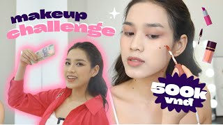 THỬ THÁCH MAKEUP CHỈ VỚI 500K | Tìm ra chì kẻ chân mày giá rẻ màu siêu tự nhiên và lâu trôi