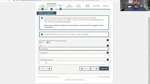 FAFSA Walkthrough Section 2 (School Selection)