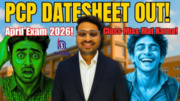 NIOS PCP datesheet declared | study centre | april 2026 exam | exam fees | on demand | oct result