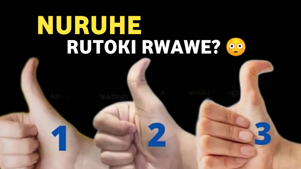 Reba uko urutoki rwawe rugaragaza ejo hawe hazaza! 😱