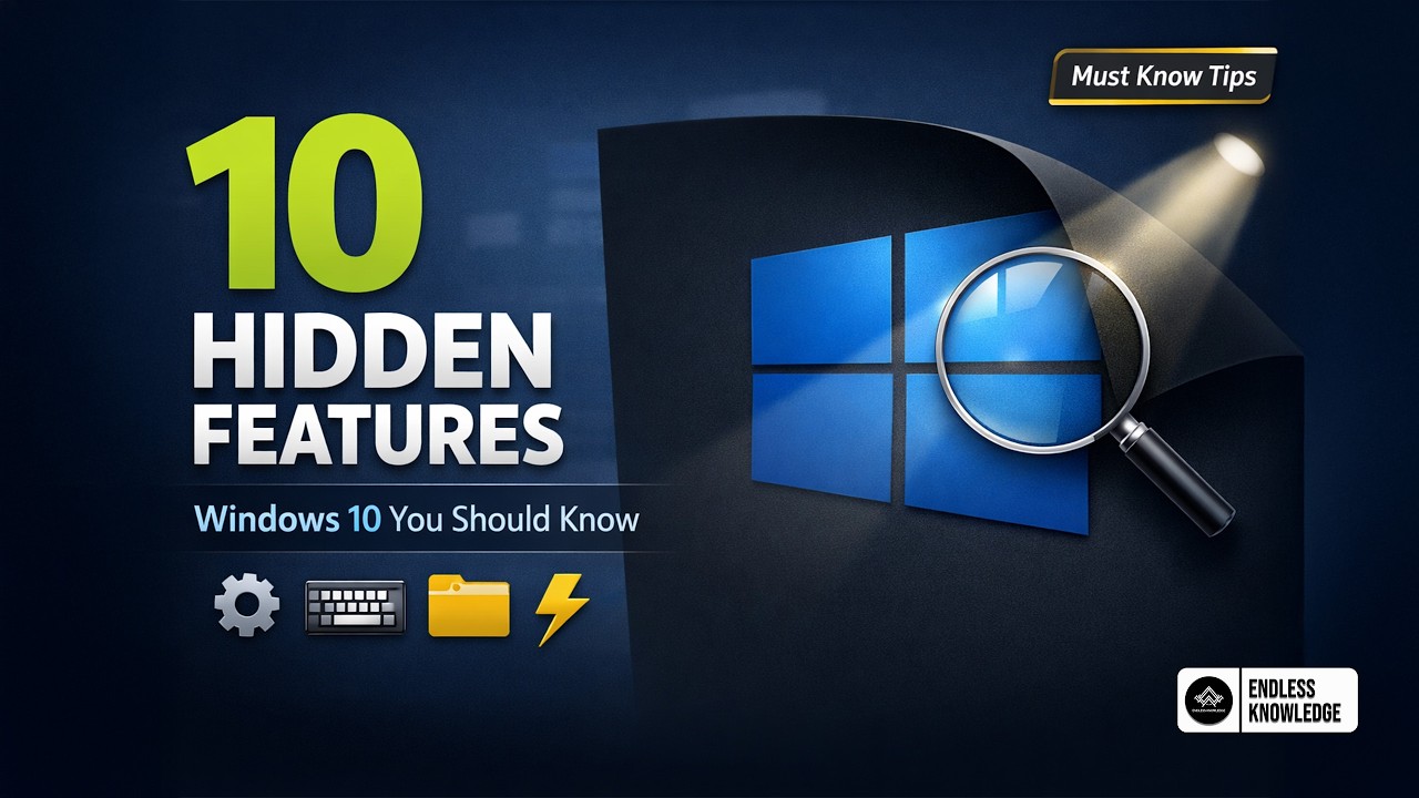 Windows 10 Hidden Features in Tamil - YouTube