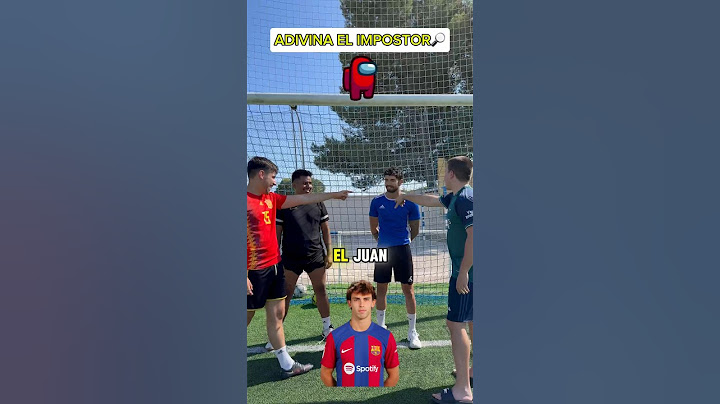 Adivina quién es el IMPOSTOR 🔪🔎- Among Us en Fútbol #futbol #shorts