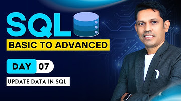 SQL from basic to Advanced |  Update data in SQL - Day - 7