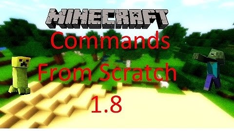 Minecraft Command Blocks EP 1 -How To Create Commands From Scritch