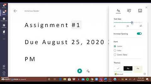How to use Immersive Reader on Teams