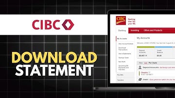 How to Download your e-Statement from CIBC