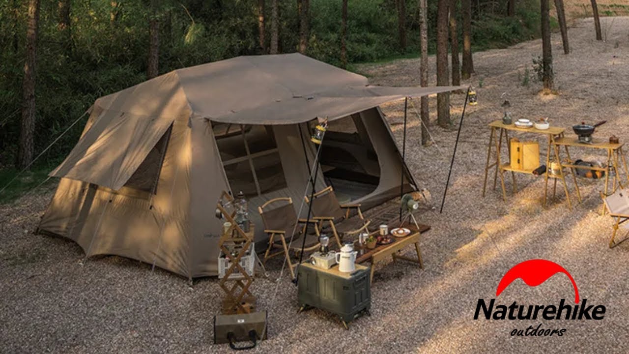 Naturehike Village 13 - Tent review and setup - YouTube