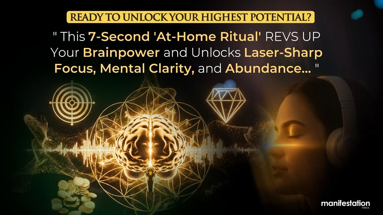 7-Second Ritual REVS UP Your Brainpower and Unlocks Focus, Clarity, Wealth Flow and Life Abundance