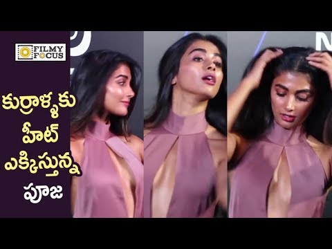 Pooja Hegde Stuns with Open Dress @Awards Event - Filmyfocus.com