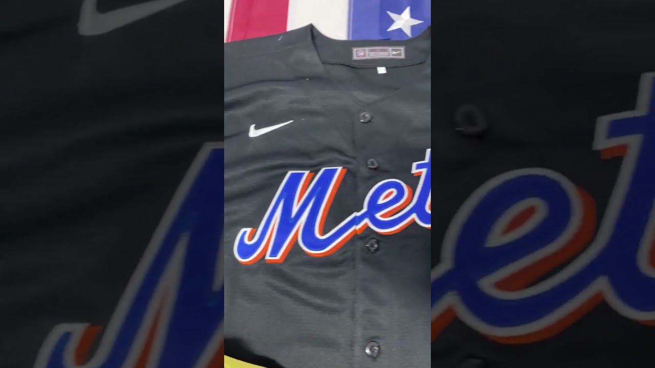 New York Mets Black stitched jersey from fancherry.cn 