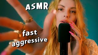 Asmr Fast Aggressive Pure Mouth Sounds, Sensitive Mic Scratching, Hand Movements Upclose Asmr