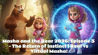 Masha And The Bear 2026 Episode 3 - The Return Of Instinct Real Vs Virtual Masha
