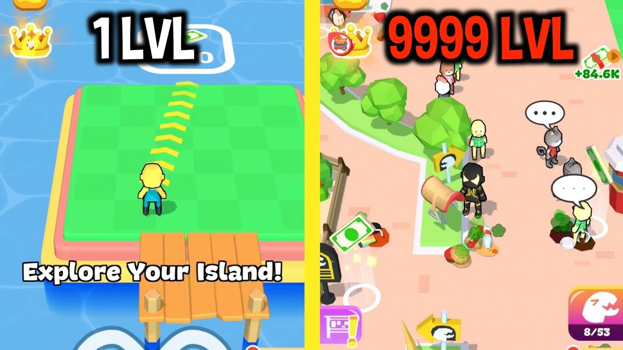 Dino Tycoon - 3D Building MAX LEVEL - Dino Evolution! & 1Lvl Dino 9999Lvl Dino Gameplay