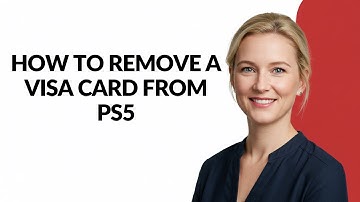 HOW TO REMOVE A VISA CARD FROM PS5 - Julia