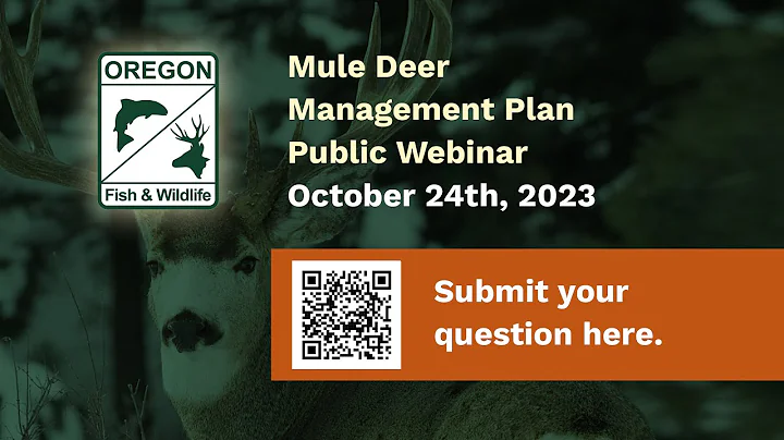 Mule Deer Management Plan Update