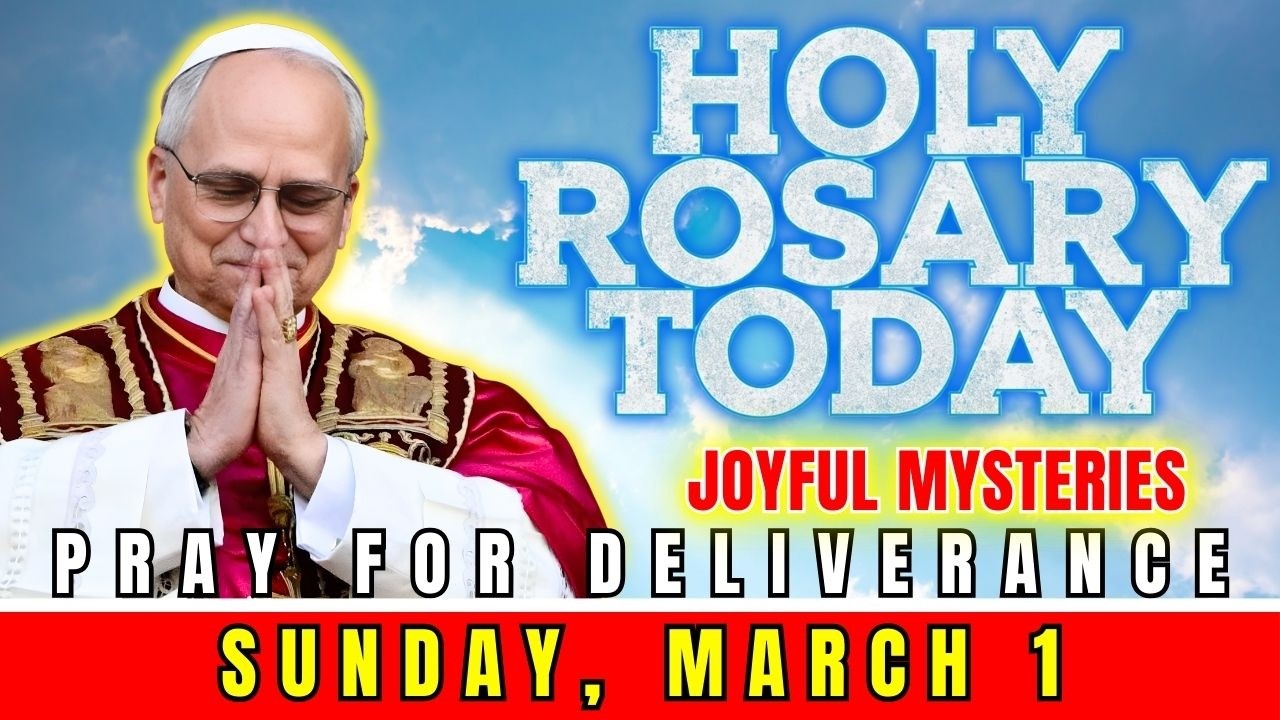 HOLY ROSARY TODAY, SUNDAY, MARCH 1 | GLORIOUS MYSTERIES | A PRAYER FOR INNER HEALING