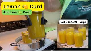 Lemon Curd & Lime Curd | A Safe Canning Recipe You’ll Want to Have on Hand!