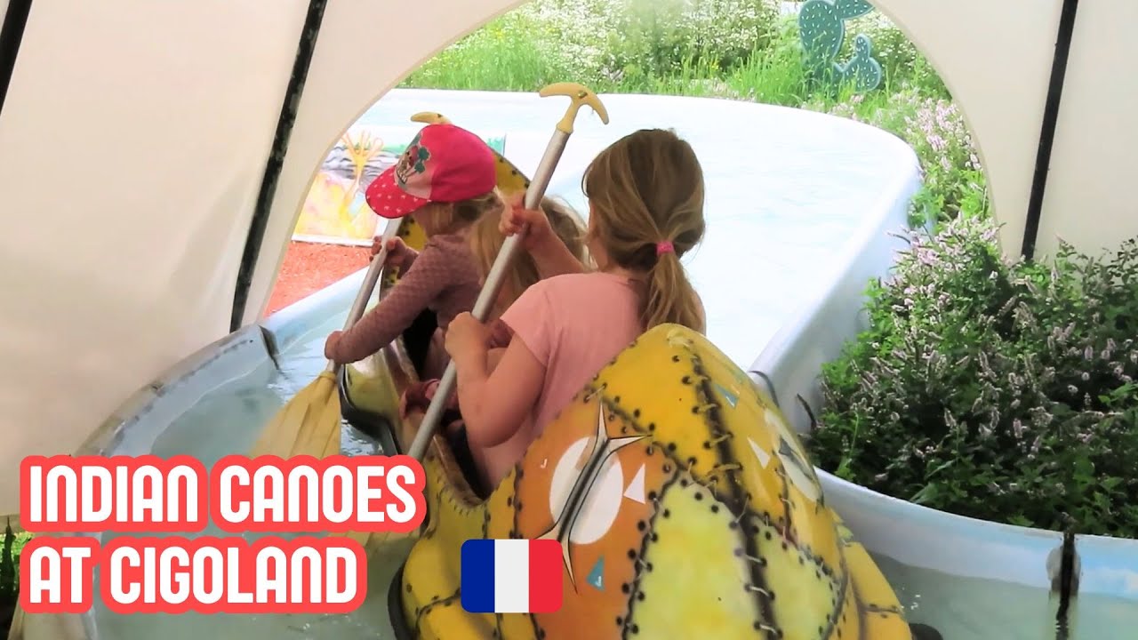 Discover canoeing at Cigoland, a little-known but great theme park in France