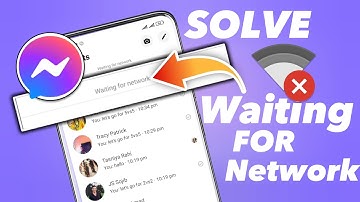 How To Fix Facebook Messenger waiting for network Issue | Solve Messenger waiting for network Error