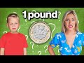 Living on £1 for 24 hours. Can We Survive? | Gaby and Alex Family