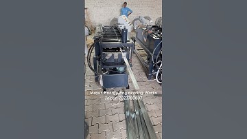 False Ceiling Channel Roll Forming Machine Installed in Jaipur  # RollFormingIndia #MayurEnergy