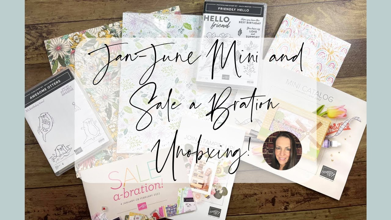Unboxing the new Stampin' Up! 2022 Jan-June Mini Catalog and Sale a ...