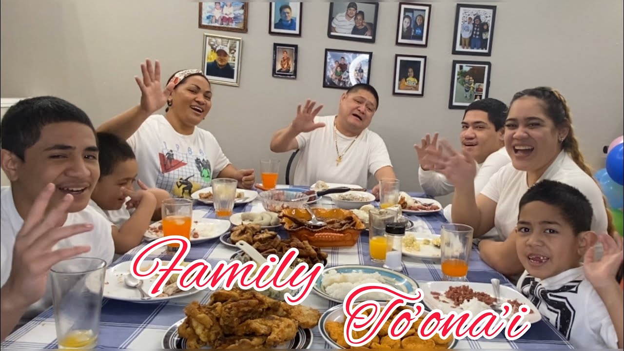 Family To'ona'i Mukbang Cooking with Rona & Family polytubers YouTube