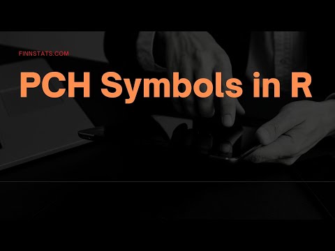 PCH Symbols in R