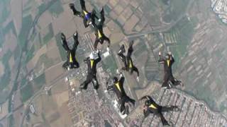 Formation Skydiving 8-way, Team Spain - August 2009 Training Camp in Empuriabrava -