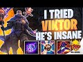 WILD RIFT | I Tried Viktor And He's INSANE! | Challenger Viktor Gameplay | Guide & Build