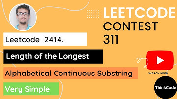 Leetcode 2414 Length of Longest Alphabetical Continuous Substring
