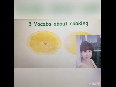 3 คำศัพท์ภาษาอังกฤษเกี่ยวกับ การทำอาหาร