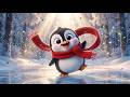 Carrera de Hielo de los Cinco Pingüinos Felices 🐧 Canciones Infantiles y Rimas para Niños y Bebés