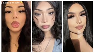 copy and paste latina(baddie) makeup tutorials pt2 #eunoria