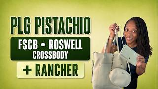 PLG Pistachio Collection | Full Size Crossbody, Roswell + Rancher Wallet