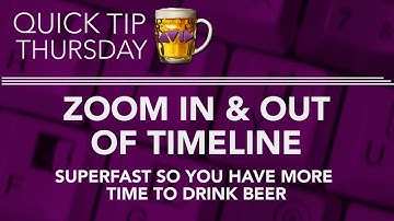 Zoom IN & OUT of Timeline in AVID SUPERFAST!