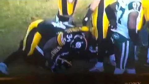 Mendenhall humping big Ben Rothlisberger