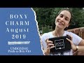 BOXYCHARM UNBOXING AUGUST 2019 || Peek-a-Box #10