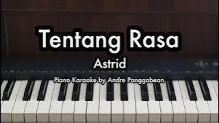 Tentang Rasa - Astrid | Piano Karaoke by Andre Panggabean