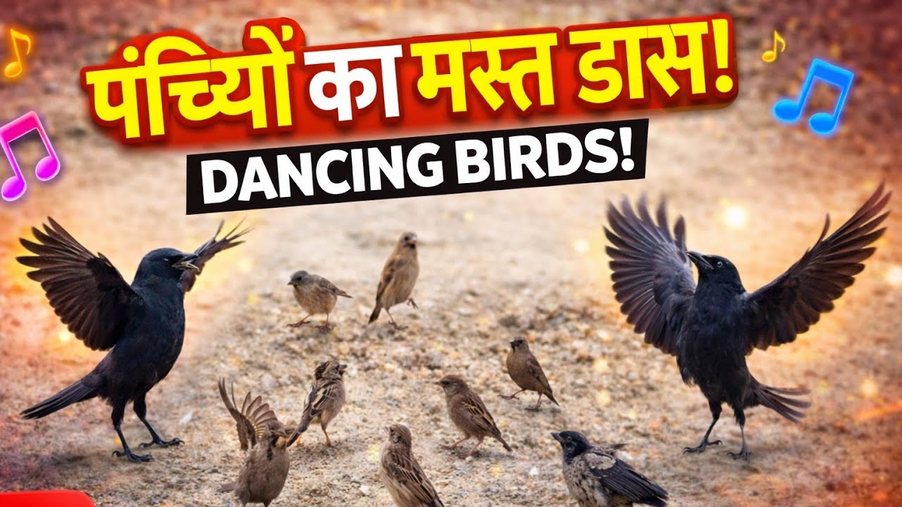 Amazing Birds Eating Grains | Crow, Myna & Sparrow Feeding Time