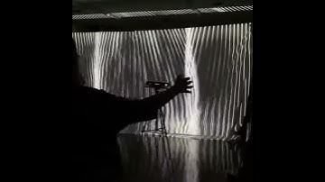 kinect and projection mapping experiment for interactive performance art