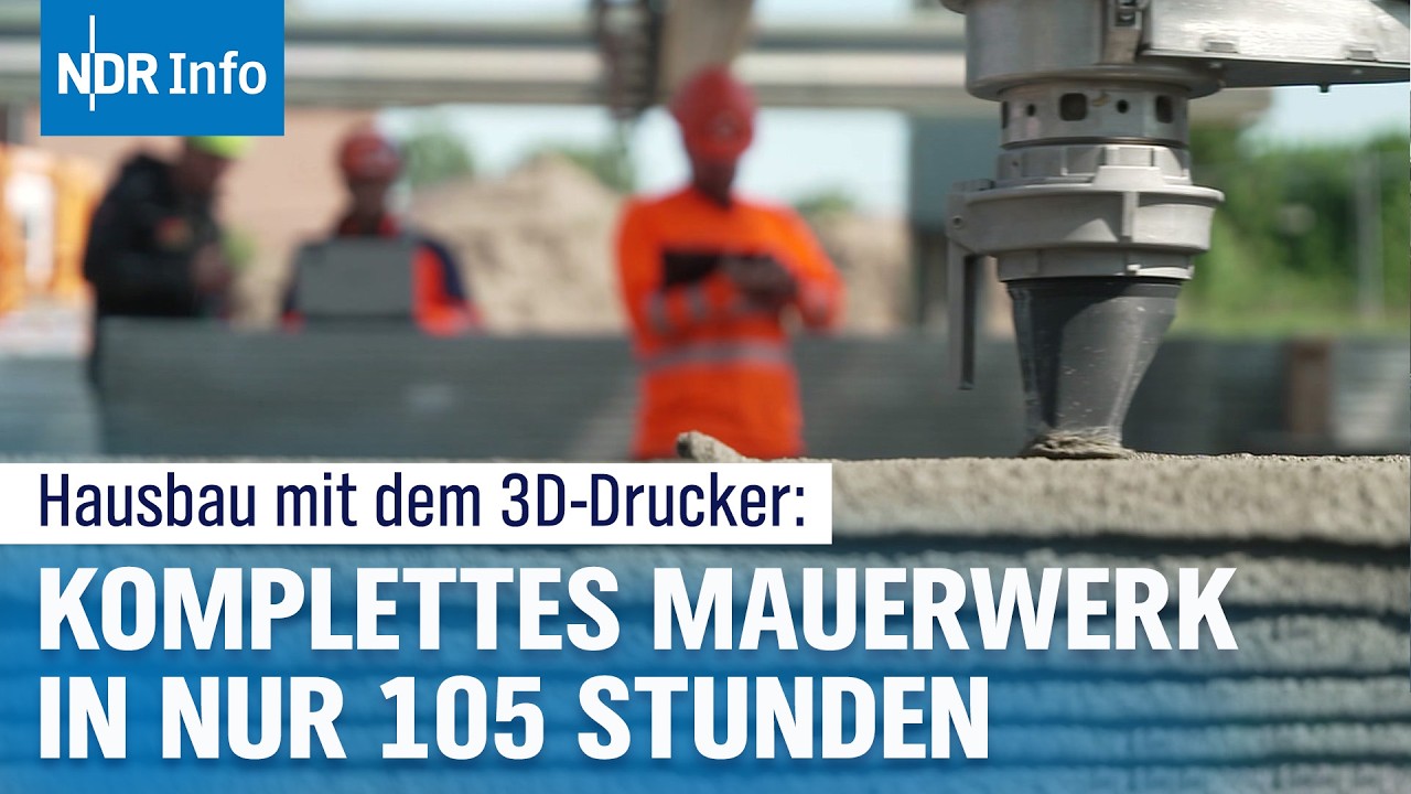 Das erste 3D-gedruckte Haus in Norddeutschland | NDR Info