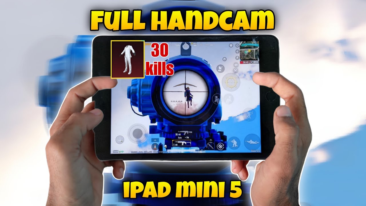OMG 😱 PUBG MOBILE 4 FINGER || IPAD MINI 5 PUBG TEST 2024 || IPAD MINI 5 ...